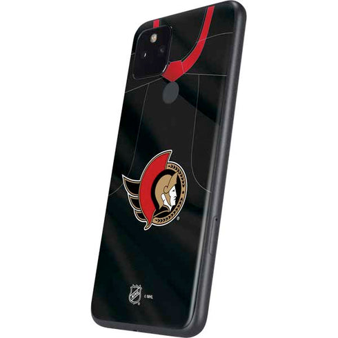 NHL Ottawa Senators Home Jersey Google Pixel 4a 5G Skin